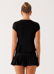 Landon Mini Skort - Black