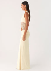 Love Motion Maxi Dress - Lemon