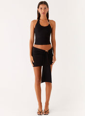 Lucent Mini Skirt - Black