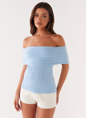 Rosen Knit Top - Blue