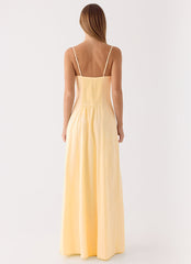Samah Maxi Dress - Lemon