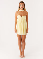 Saturn Mini Dress - Yellow