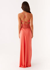 Shae Maxi Dress - Tangerine