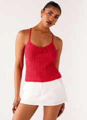 Tiare Crochet Top - Fuchsia