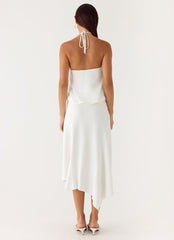 To The Girls Midi Dress - White