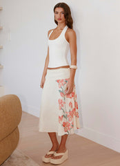Valley Midi Skirt - Siena Floral