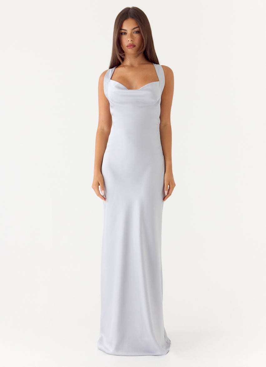 Zandie Maxi Dress - Misty Blue